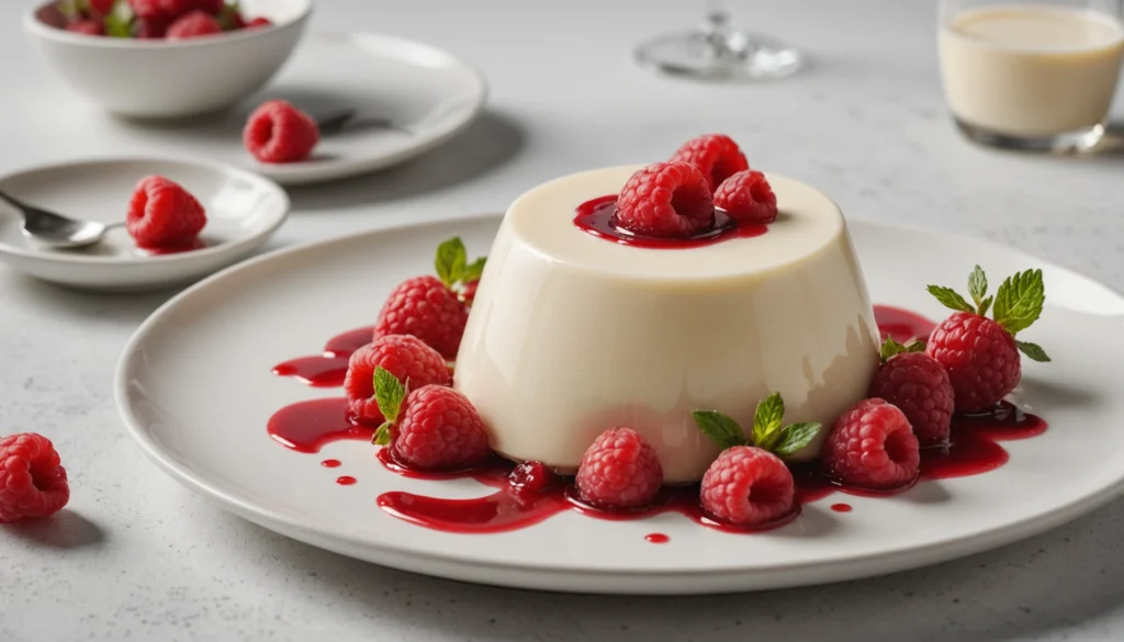 vegan panna cotta